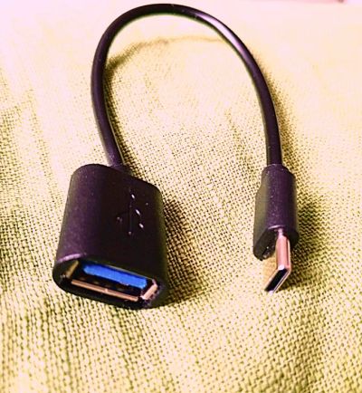 Лот: 21337348. Фото: 1. Кабель OTG Type-C to USB. Дата-кабели, переходники