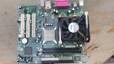 Лот: 17407729. Фото: 1. Intel d 865 + проц+ 256мб... Комплекты запчастей