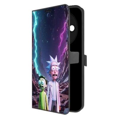 Лот: 25380600. Фото: 1. Чехол Krutoff Eco Book "Рик и... Чехлы, бамперы