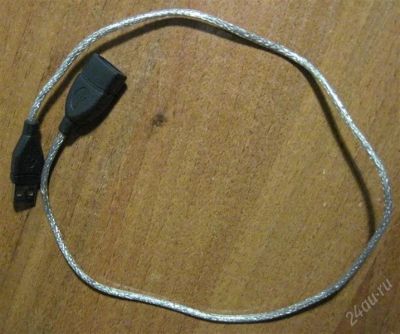 Лот: 1299939. Фото: 1. USB удлинитель 50 см. Шлейфы, кабели, переходники