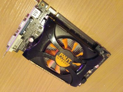 Лот: 8790041. Фото: 1. 2 гигабайта, Geforce gts450 2048... Видеокарты