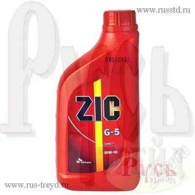 Лот: 2111175. Фото: 1. ZIC G-5 80/90 1л п/с (трансм... Масла, жидкости