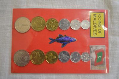 Лот: 3621815. Фото: 1. Набор монет республики Мальдивы. Наборы монет