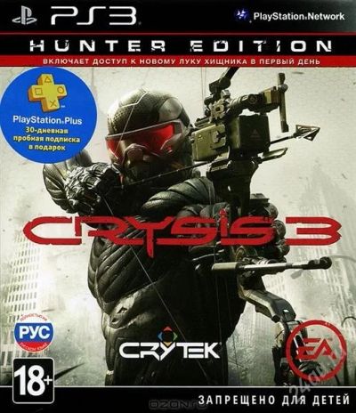 Лот: 2868457. Фото: 1. Crysis 3 Hunter edition PS3 (в... Игры для консолей