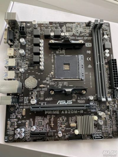 Лот: 15933290. Фото: 1. MB Asus PRIME A320M-R-SI (mATX... Материнские платы