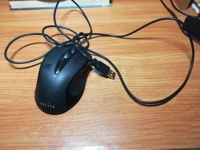 Лот: 10789893. Фото: 1. Oklick 404 L Optical Mouse Black... Клавиатуры и мыши