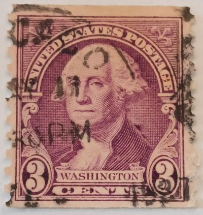 Лот: 25376177. Фото: 1. Марки_США, 3 цента 1932г., Джордж... Марки