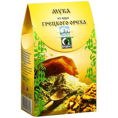 Лот: 15510595. Фото: 1. Мука из ядра грецкого ореха, 200... Крупы, сыпучие продукты