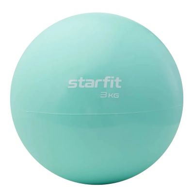 Лот: 22373563. Фото: 1. Медбол 3 кг Star Fit GB-703 мятный. Фитнес, аэробика и гимнастика