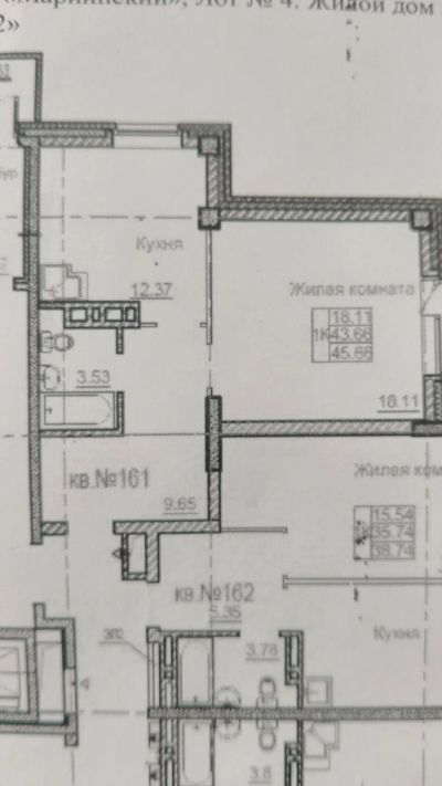 Лот: 19383173. Фото: 1. Аренда, Калинина 175б, 1-комн... Квартиры, студии