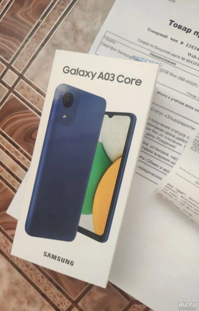 Лот: 18567892. Фото: 1. Samsung galaxy a03 core 2/32 Новый... Смартфоны