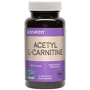 Лот: 12088676. Фото: 1. Ацетил L-карнитин, 500 мг, 60кап... Спортивное питание, витамины