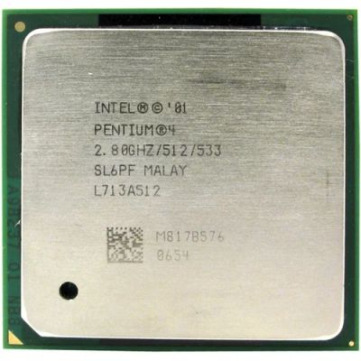 Лот: 18627934. Фото: 1. Intel Pentium 4 2,8Ghz (512/533... Процессоры