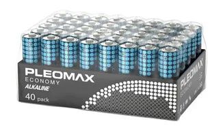 Лот: 20821071. Фото: 1. Батарейка Pleomax LR06-40 bulk... Батарейки, аккумуляторы, элементы питания