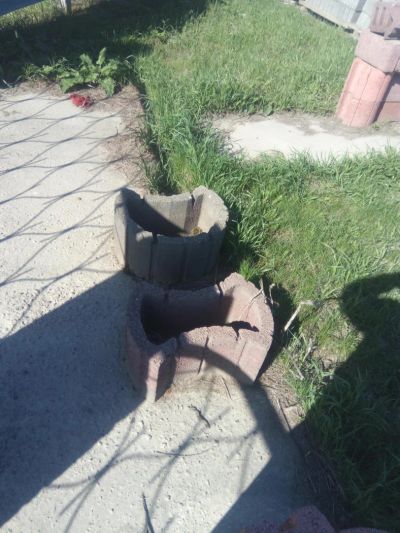 Лот: 9695483. Фото: 1. вазон. Блоки, кирпич, брусчатка