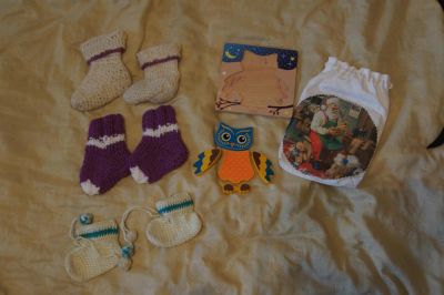 Лот: 10919371. Фото: 1. Носочки носки детские вязаные... Чулочно-носочные изделия