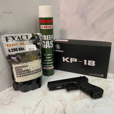 Лот: 21033718. Фото: 1. Страйкбольный пистолет KJW Glock... Пейнтбол, страйкбол