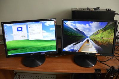 Лот: 6831029. Фото: 1. ЖК-монитор с диагональю 19" Asus... ЖК-мониторы