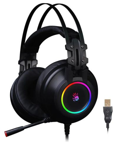 Лот: 25013886. Фото: 1. Игровая гарнитура A4Tech Bloody... Акустические системы