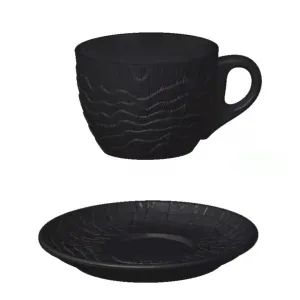 Лот: 20631617. Фото: 1. Чайная пара 200 мл,серия "Black... Кружки, стаканы, бокалы
