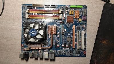 Лот: 14623047. Фото: 1. Комплект Материнская плата Gigabyte... Материнские платы