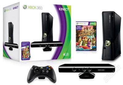 Лот: 1664617. Фото: 1. X BOX 360 SLIM 250 GB, KINECT... Игровые приставки, консоли