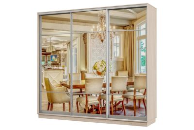 Лот: 24696081. Фото: 1. Шкаф-купе 3-дверный Hoff Практик... Шкафы, шкафы-купе