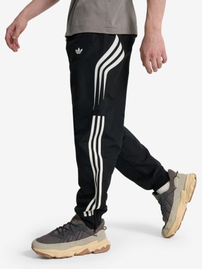 Лот: 25312787. Фото: 1. Брюки мужские adidas Q3, Черный. Спортивные брюки, штаны