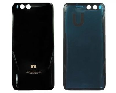 Лот: 20620233. Фото: 1. Задняя крышка Xiaomi Mi 6 - Чёрный... Корпуса, клавиатуры, кнопки