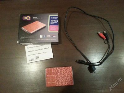 Лот: 2155903. Фото: 1. портативный жесткий диск 3q cayman... Другое (комплектующие)