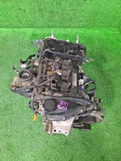 Лот: 19381621. Фото: 1. Двигатель Toyota Vitz KSP90 1KR-FE... Двигатель и элементы двигателя