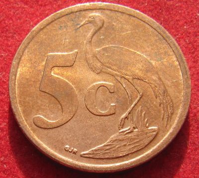 Лот: 18926580. Фото: 1. ЮАР 5 центов, 2010 г. Остальные страны