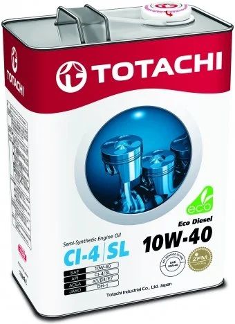 Лот: 8635307. Фото: 1. Totachi Eco Diesel, 10W-40, 4L. Масла, жидкости