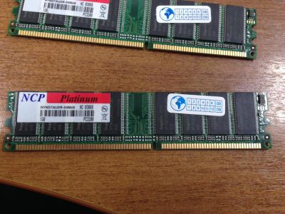 Лот: 5400391. Фото: 1. 2 шт Platinum NCP 1GB DDR 400MHz... Оперативная память