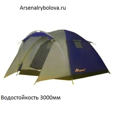Лот: 7585387. Фото: 1. Палатка 3-х местная с тамбуром... Палатки, тенты