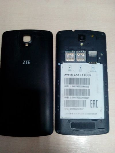 Лот: 17716218. Фото: 1. №1393 ZTE blade l5 plus. Смартфоны