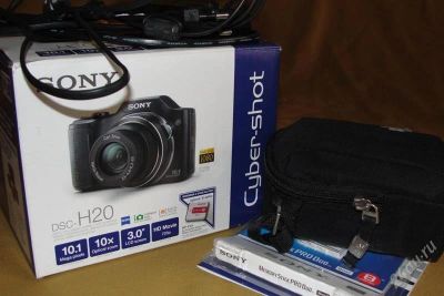 Лот: 1088271. Фото: 1. Цифровой фотоаппарат Sony Cyber-shot... Цифровые компактные