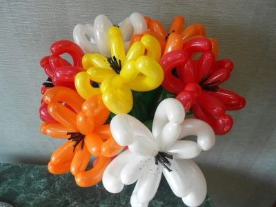 Лот: 4375680. Фото: 1. Букет хризантем из воздушных шаров. Воздушные шары