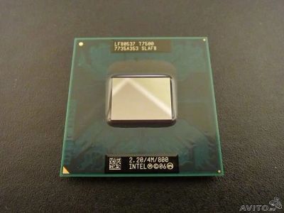 Лот: 14105919. Фото: 1. Процессор Intel® Core™2 Duo T7500... Процессоры
