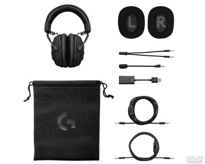 Лот: 16314226. Фото: 1. Наушники Logitech G PRO X черный... Наушники, гарнитуры