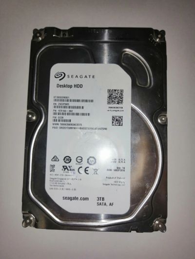 Лот: 16771718. Фото: 1. Жесткий диск 3Tb Seagate ST3000DM001. Жёсткие диски (HDD)