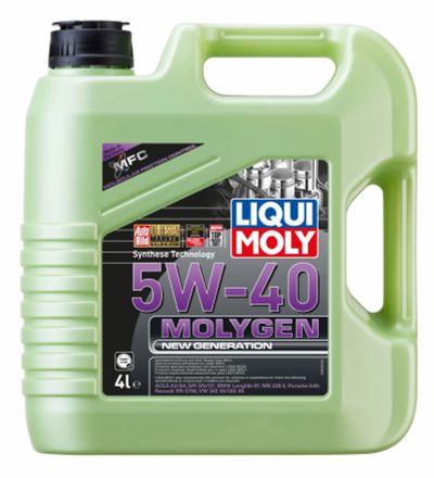 Лот: 19691805. Фото: 1. Liqui Moly 5W-40 SN/СF Molygen... Масла, жидкости