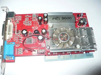 Лот: 1017106. Фото: 1. Видюха AGP ATI radeon 9600. Видеокарты