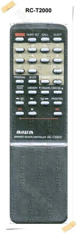 Лот: 15904081. Фото: 1. Пульт AIWA RC-T2000. Пульты ДУ