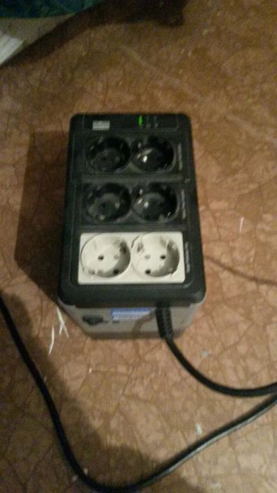 Лот: 10115602. Фото: 1. Ippon Back Verso 600, ИБП. ИБП, аккумуляторы для ИБП