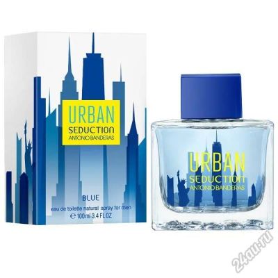 Лот: 5949757. Фото: 1. Urban Seduction Blue For Men от... Мужская парфюмерия