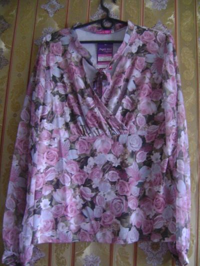 Лот: 7451061. Фото: 1. Блузка Angela Ricci из шифона... Блузы, рубашки