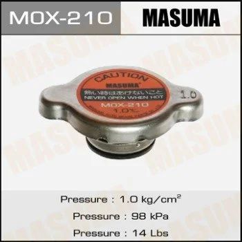 Лот: 14105417. Фото: 1. Крышка радиатора "Masuma" MOX-210... Двигатель и элементы двигателя