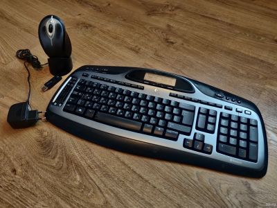 Лот: 17662178. Фото: 1. Клавиатура и мышь logitech mx5000. Клавиатуры и мыши