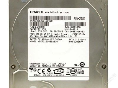 Лот: 1324841. Фото: 1. сверх надежный винт hitachi 1TB... Жёсткие диски (HDD)